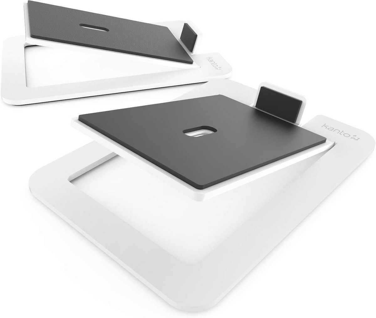 Desktop Speaker Stands voor Grote Luidsprekers - 2 Stuks (Wit)
