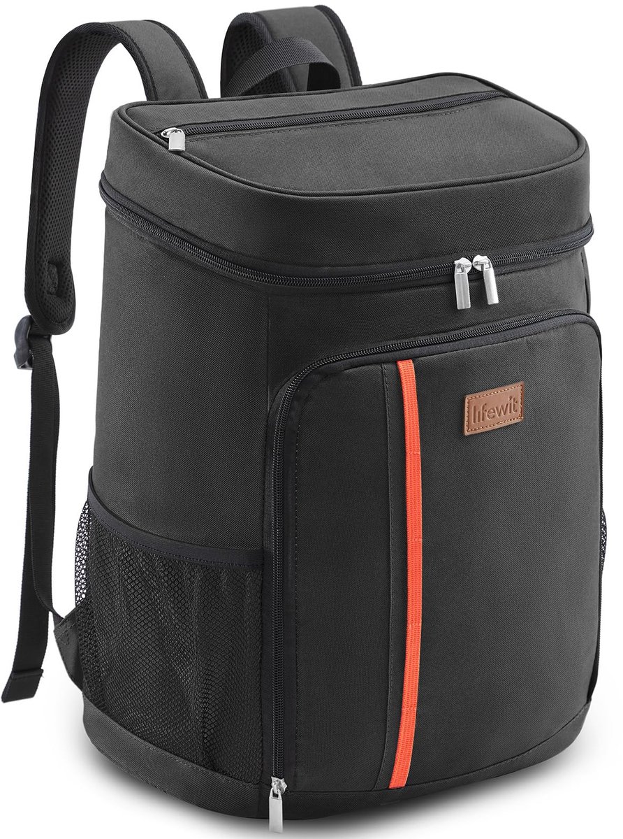 Koeltas Rugzak - Isolerende Tas - Buitenactiviteiten - Lekvrij Ontwerp - 30 Liter - Zwart