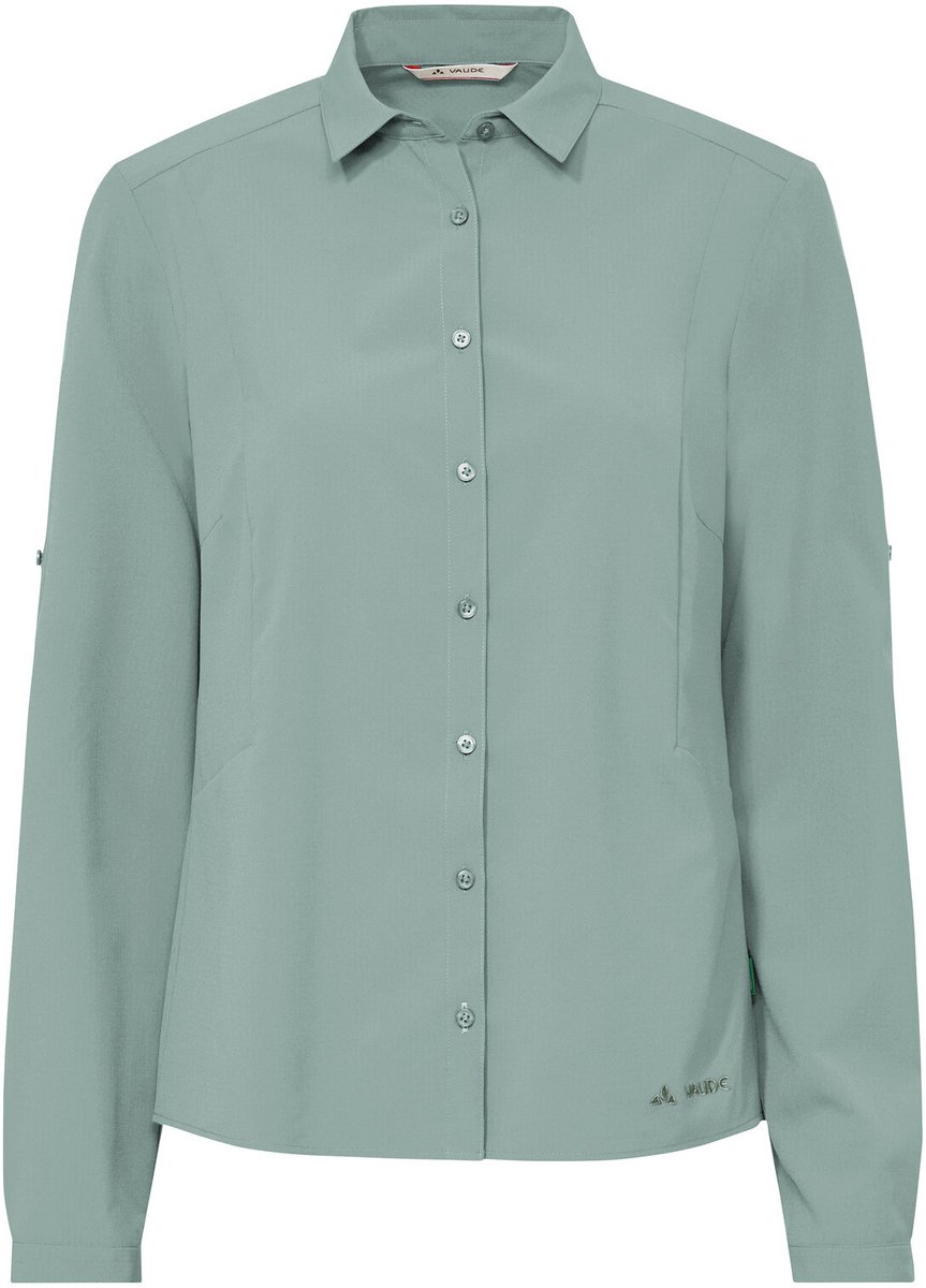 VAUDE Rosemoor LS Overhemd IV, Blouse, Dames Outdoor Sportshirt BlouseGewone pasvorm