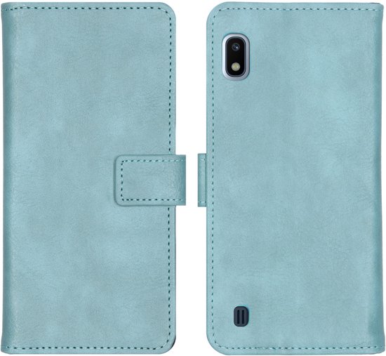 imoshion Hoesje - Geschikt voor Samsung Galaxy A10 - Luxe Bookcase - Lichtblauw