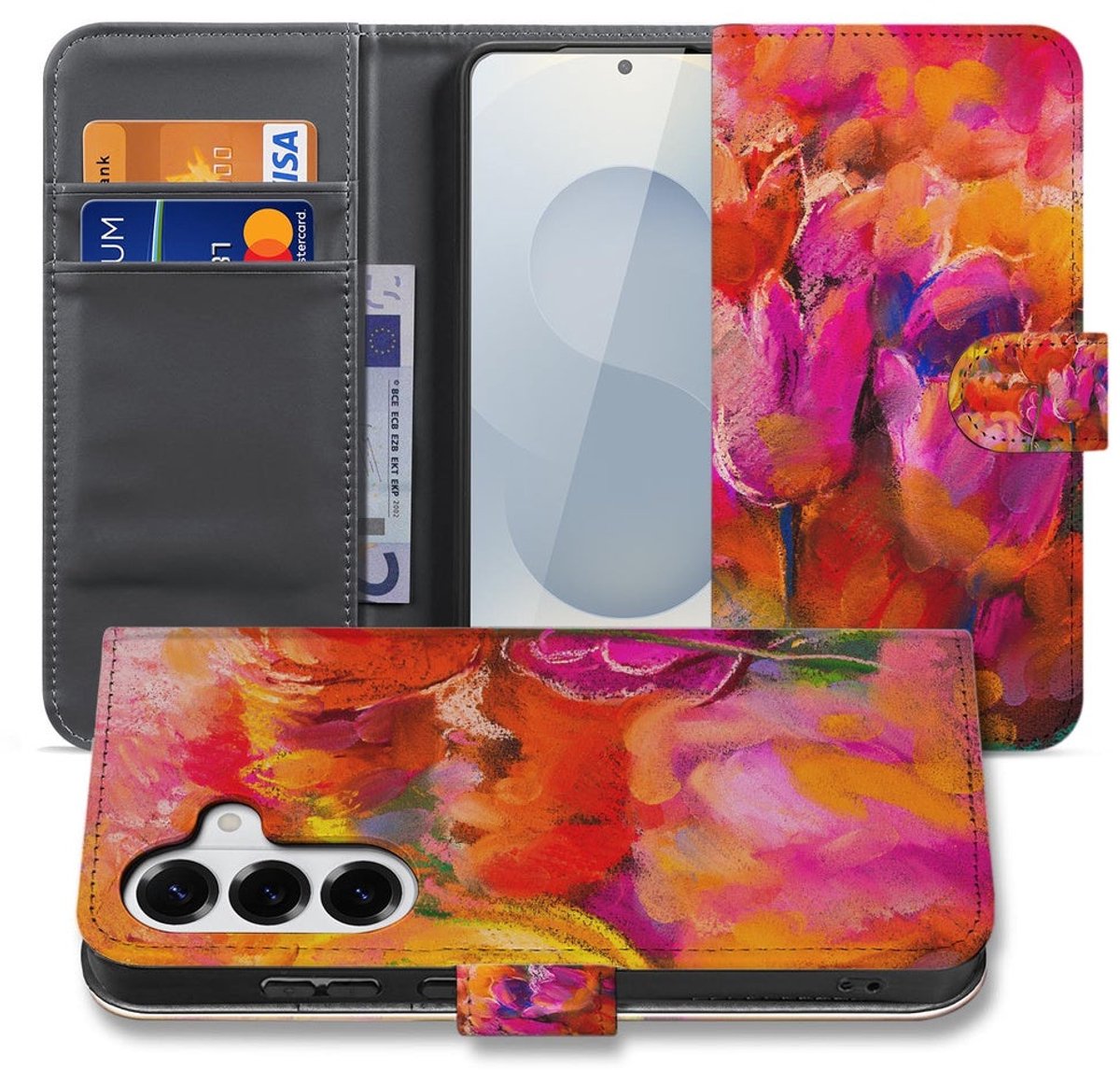 Samsung Galaxy S26 Plus Bookcase Hoesje Tulips