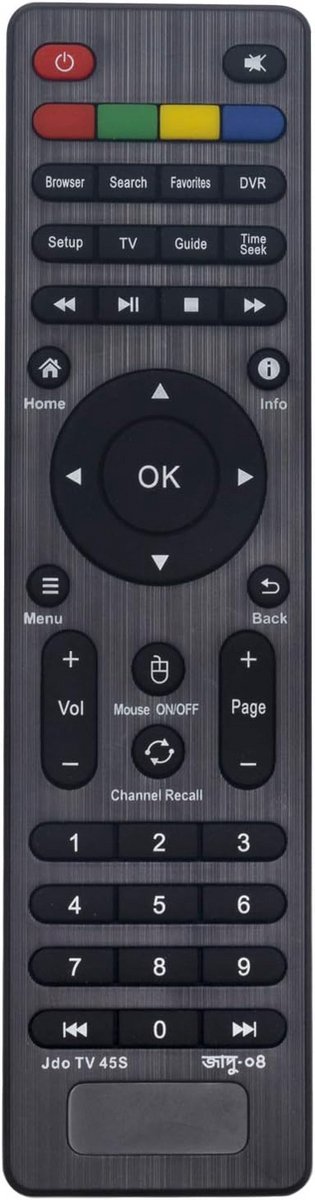 Afstandsbediening Vervanging voor IPTV Boxen 4S 5 5S