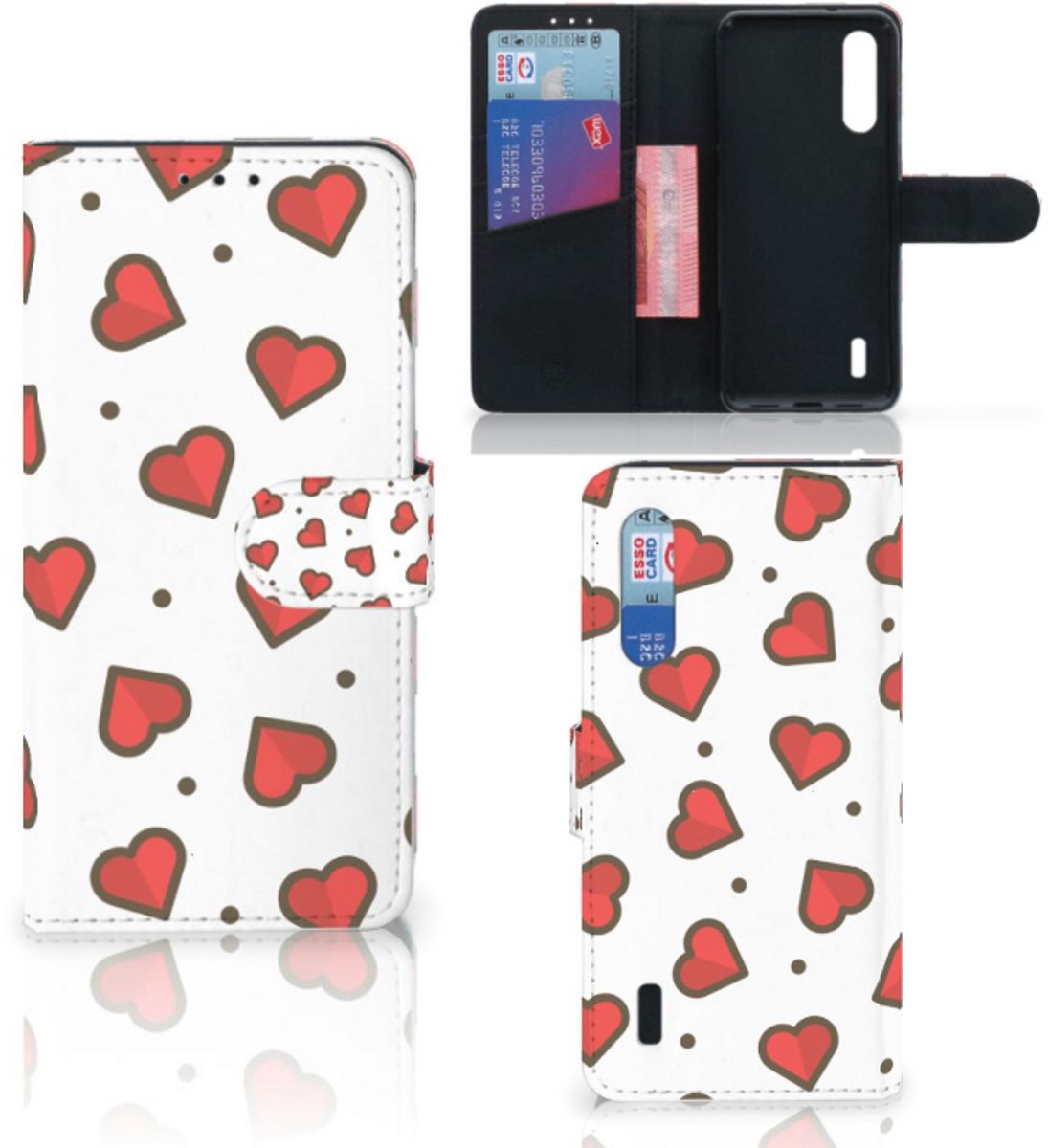 Xiaomi Mi 9 Lite Telefoon Hoesje Hearts