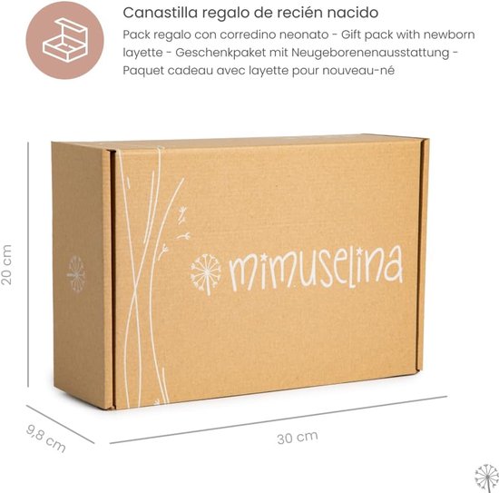 Originele cadeauset voor pasgeborenen - Perfect voor meisjes en jongens in verschillende maten — afbeelding 4