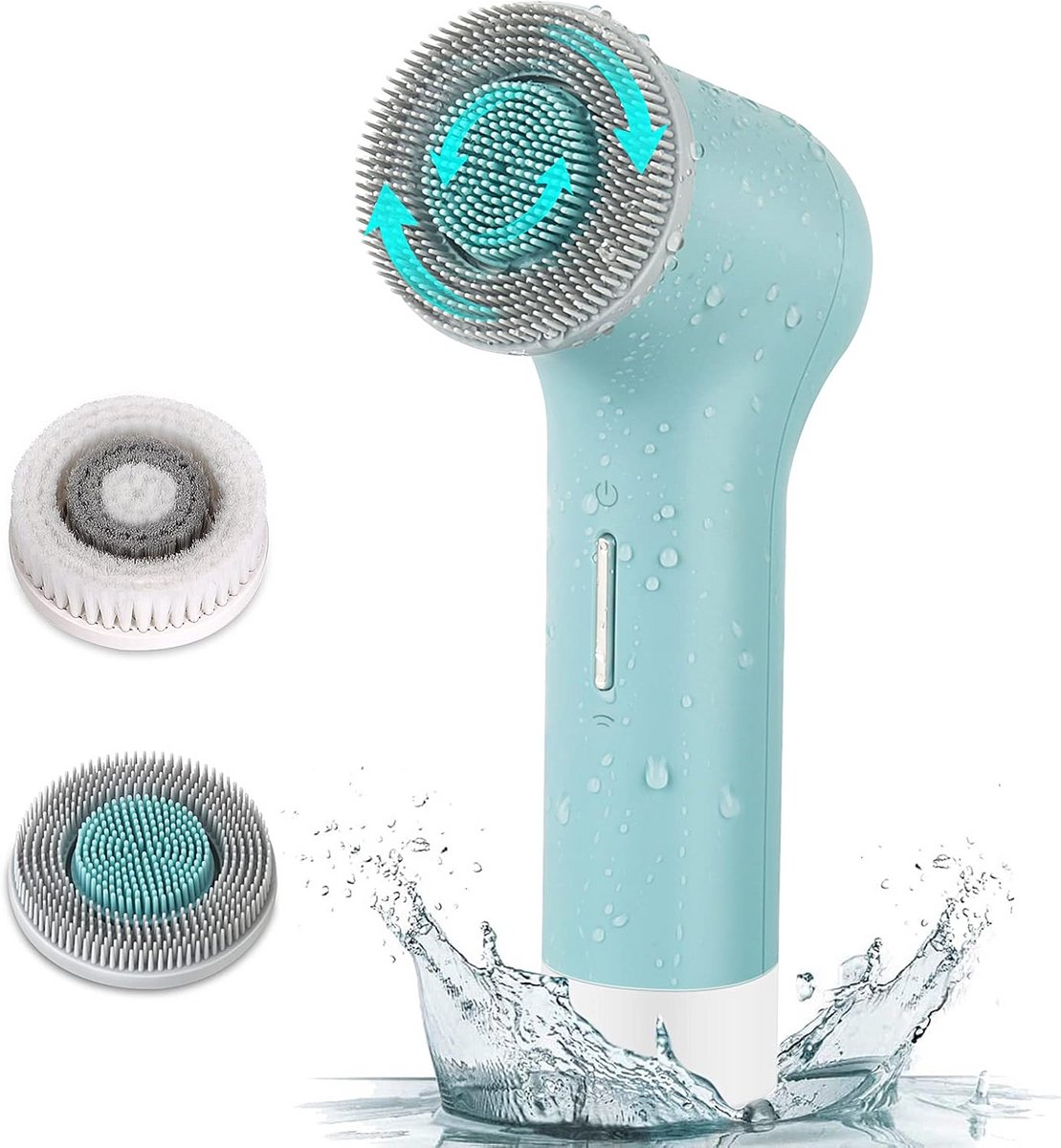Elektrische Gezichtsreinigingsborstel - IPX7 Waterdicht, Oplaadbare Schoonheidsborstel voor Diepe Reiniging en Massage - Geschikt voor Alle Huidtypes