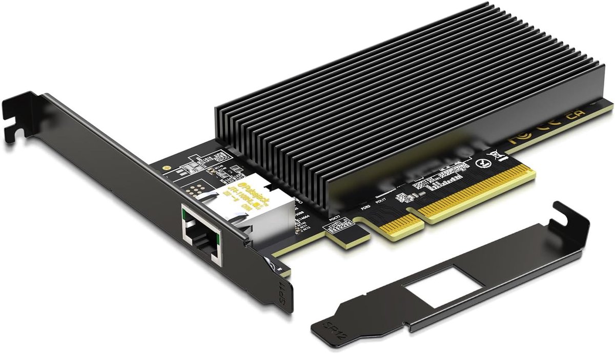 10 GB PCI-E RJ45 netwerkkaart - GigaPlus Ethernet-adapter voor Windows/Linux/ESX