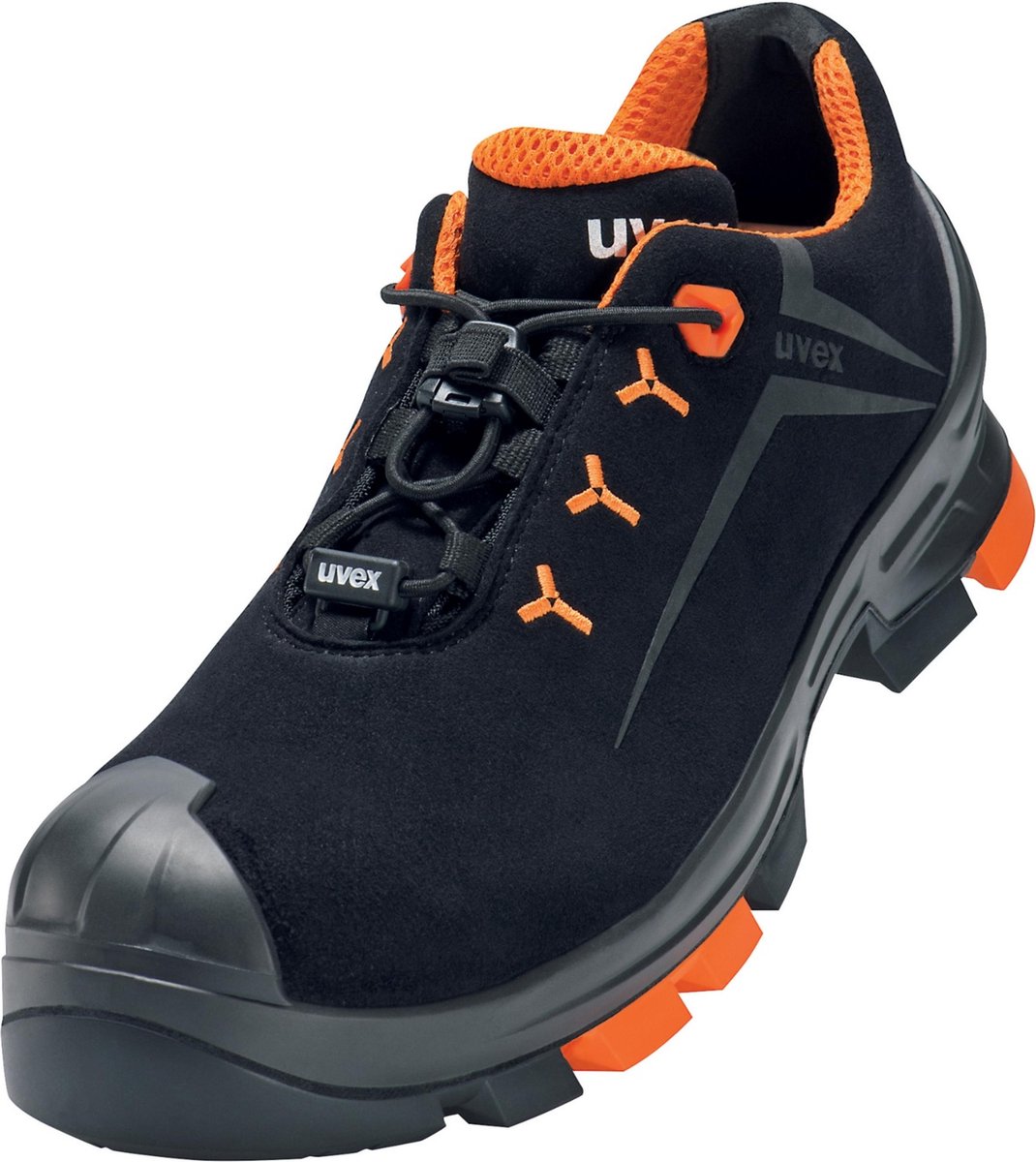 Uvex 2 H-alb-schoenen S3 65082 Zwart, Oranje (65082)