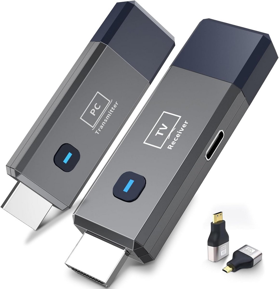 Draadloze HDMI-zender en ontvanger voor 4K en 1080p met lage latentie