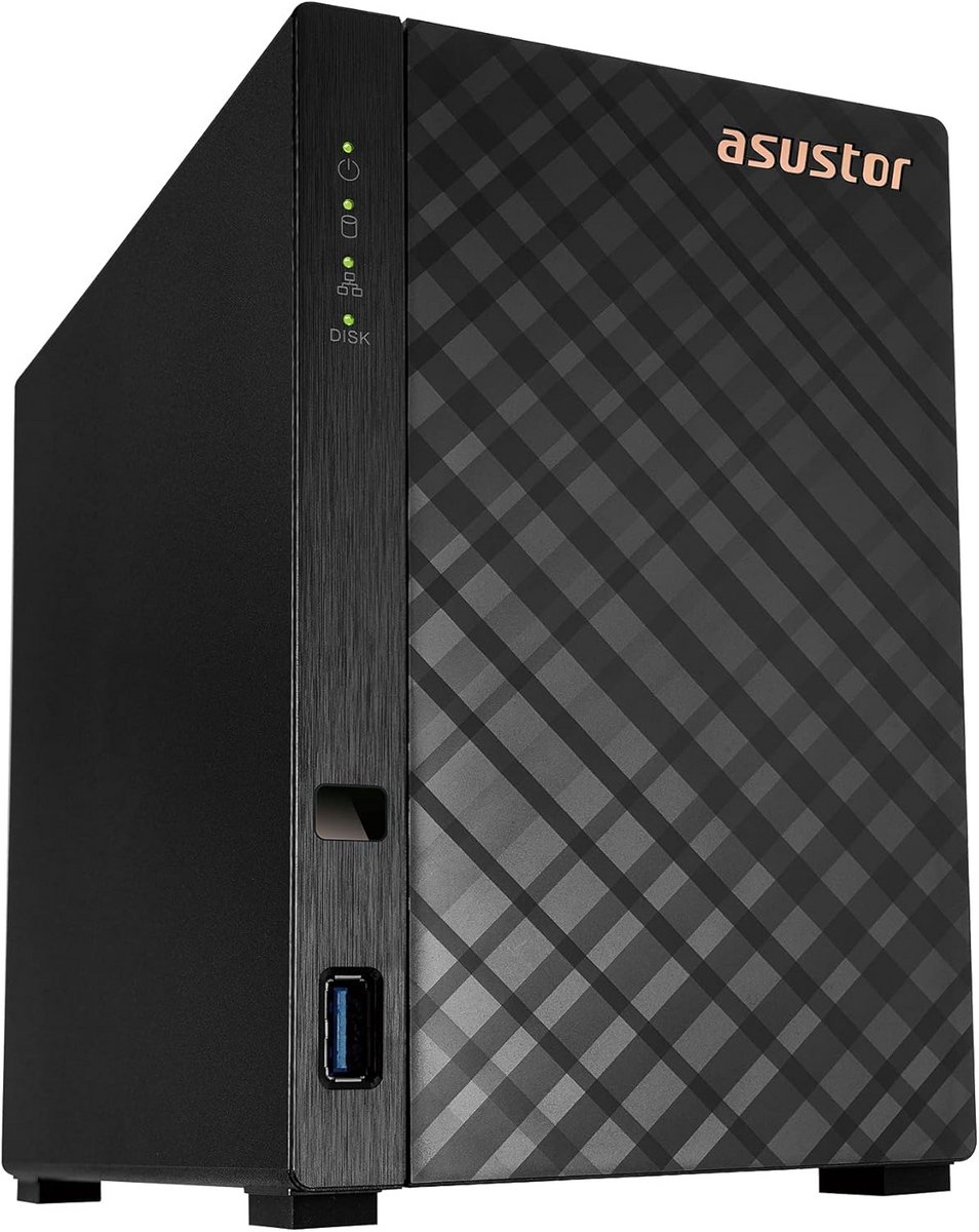 2-Bay NAS Netwerkopslag met 2.5G Ethernet en Quad-Core Processor
