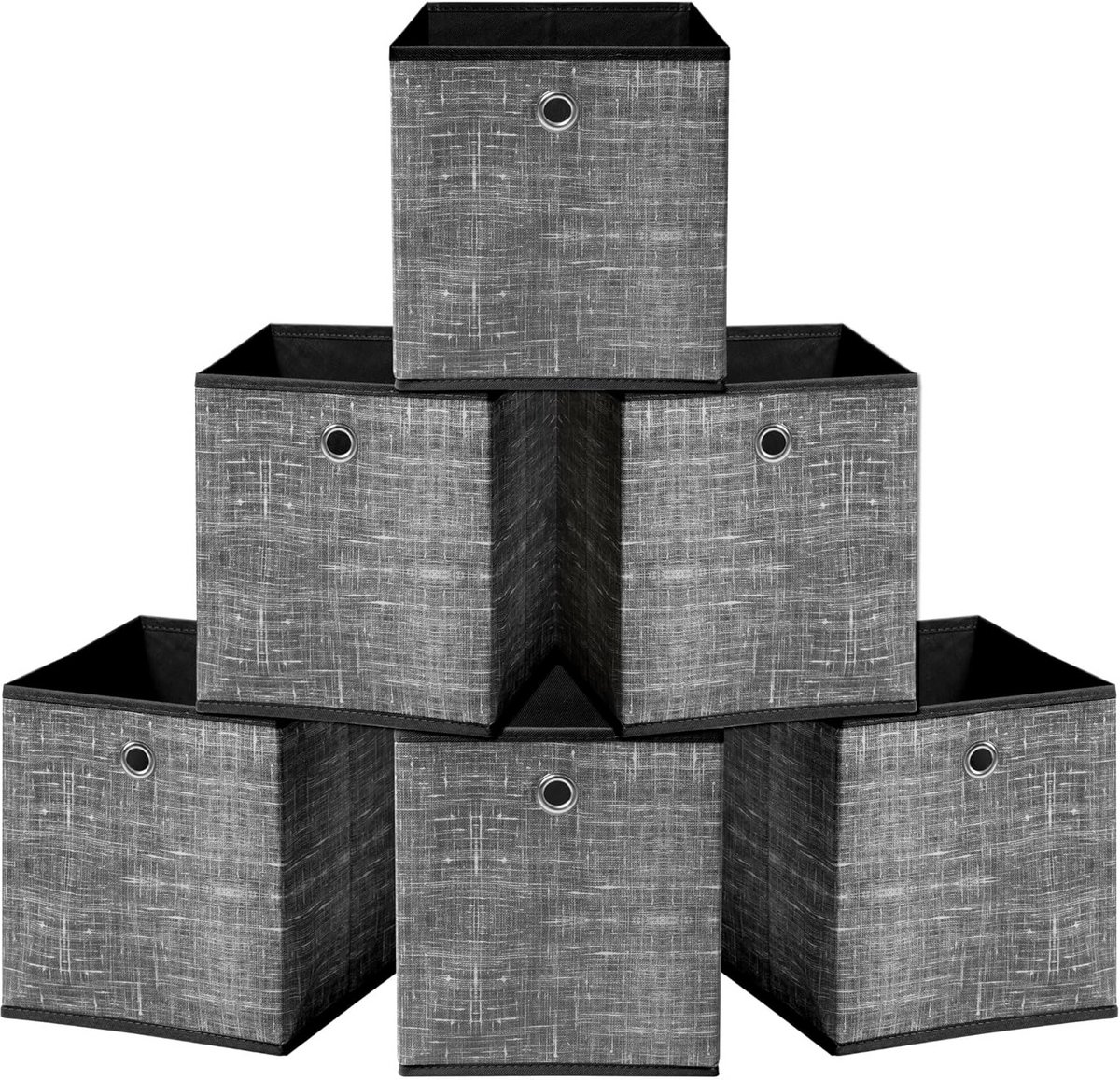 Opvouwbare opbergdozen set van 6 - stijlvol en praktisch voor elke kamer
