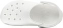 Witte Crocs Clog, van bovenaf gezien.