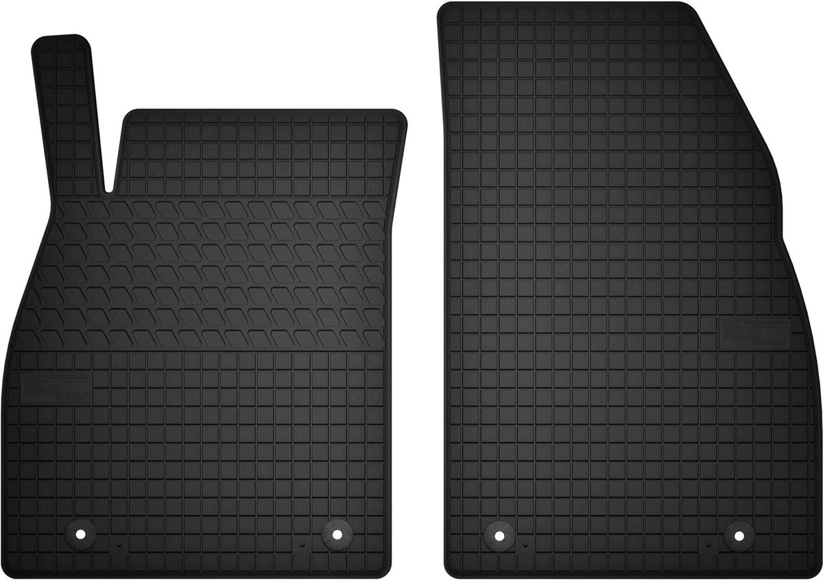 Wielganizator SolidTread - Auto Vloermat - Opel Insignia A - Zwart - 2 Stuks