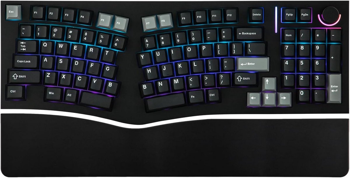 Ergonomisch Mechanisch Toetsenbord 98% met Hot-Swappable Switches en VIA