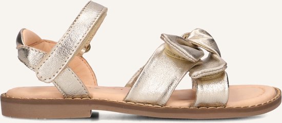 Ton & Ton Filles Sandales plates - Noomi - Goudkleurig - Leatherlook - - Taille 30