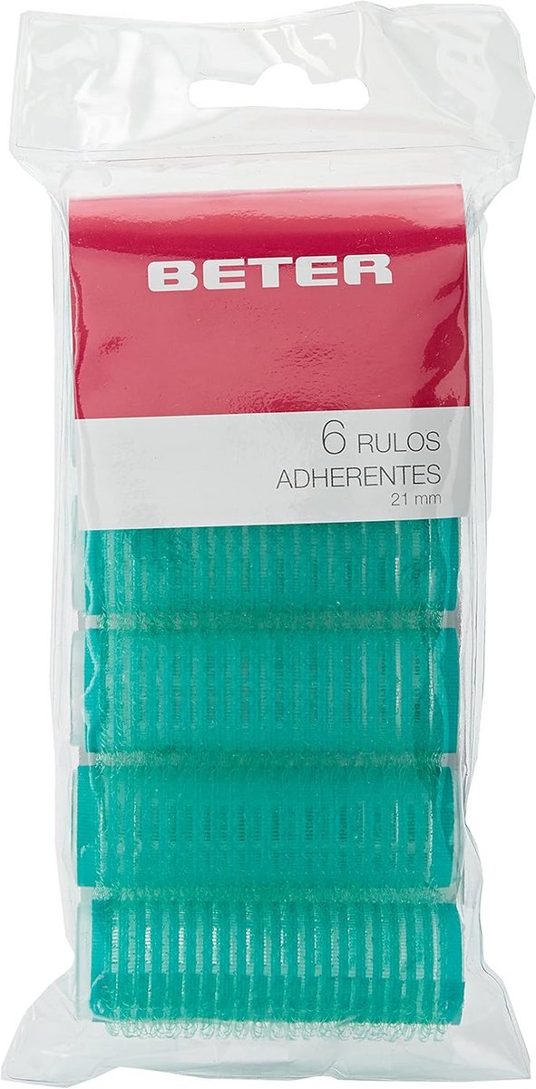 Zelfklevende Haarrollers 21 mm - Set van 6 Stuks
