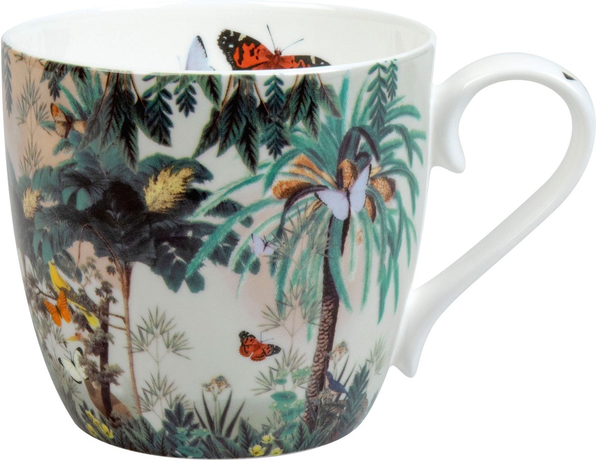 Könitz mok Jungle heritage - Binny Talib, beker, koffiemok, bone china, 425 ml, 11 2 057 2741