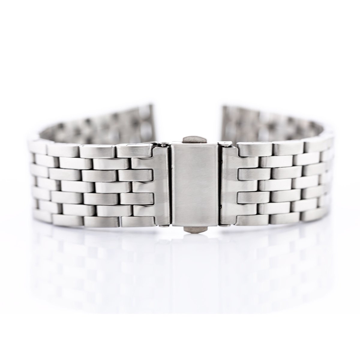 HQ 524S Serie - Sieraden Horlogeband - 20mm - Zilver - Verwijderbare Schakels