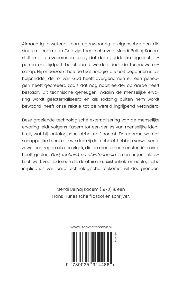 God, techniek en alwetendheid - back cover