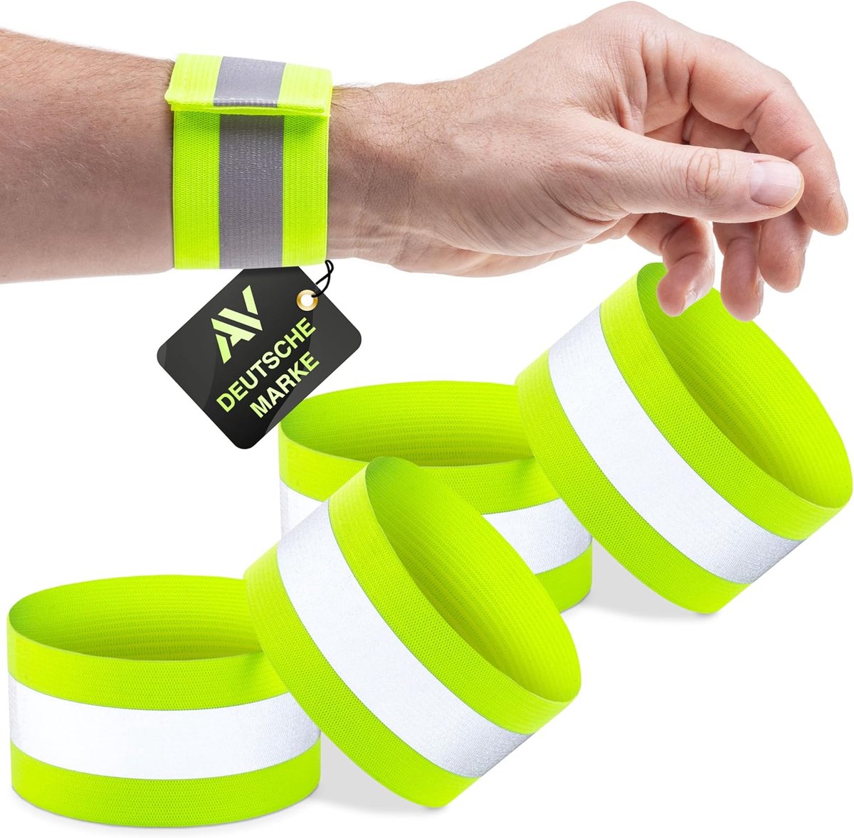Reflecterende veiligheidsbanden voor joggen en fietsen - Set van 4