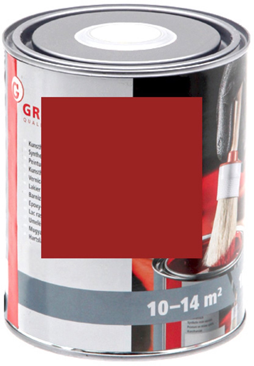 Granit Nopolux Serie - Signaalrood Lak - 1L - Synthetisch - Sneldrogend