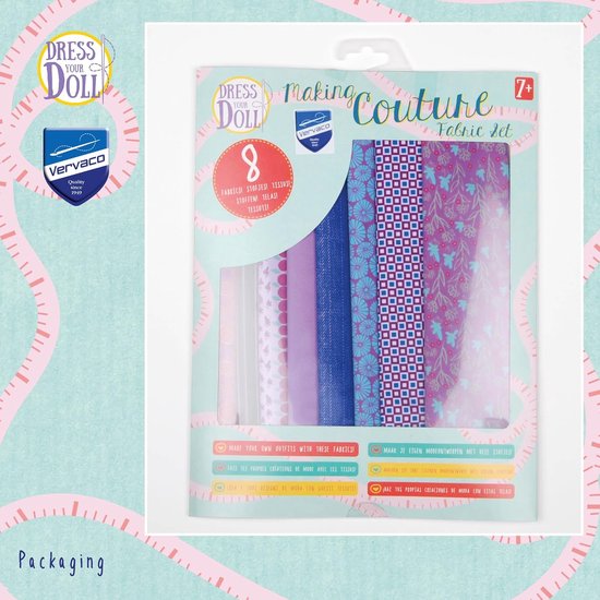 Pop Aankleden - Kleding Set - Creatief Spelen - Handwasbaar Materiaal - 31x24x1 cm - Meerkleurig van Merkloos — afbeelding 2