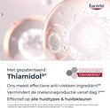 Illustratie van gepatenteerd Thiamidol dat de melanineproductie vermindert.