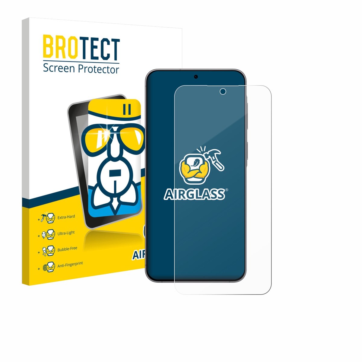 Screenprotector voor Samsung Galaxy A57 5G Beschermglas transparant