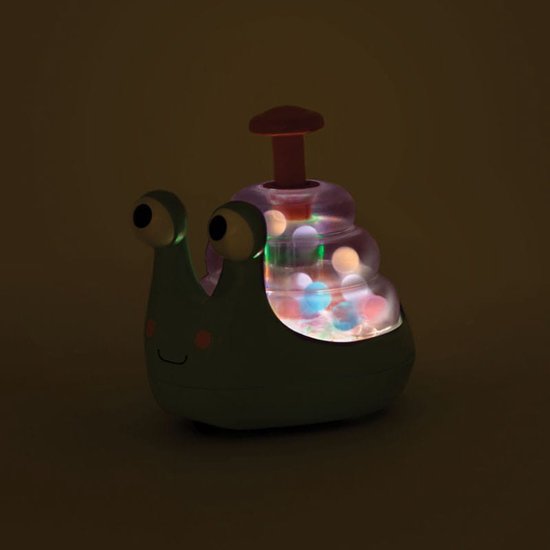 Rolling light-up snail popper Slakkentol met lichtjes van Toi-Toys — afbeelding 3