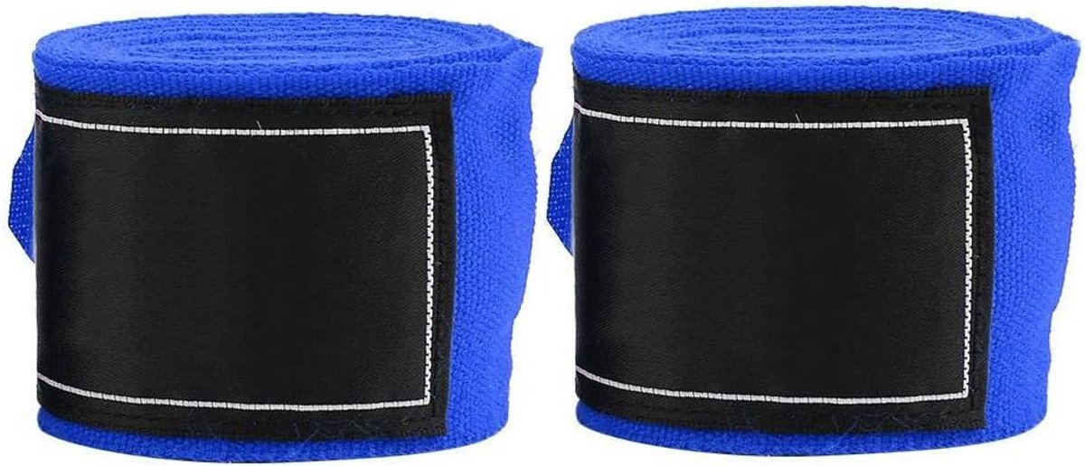 2x Professionele Bokshandwraps 2,5m Elastisch Polssteun voor Boksen, MMA, Taekwondo