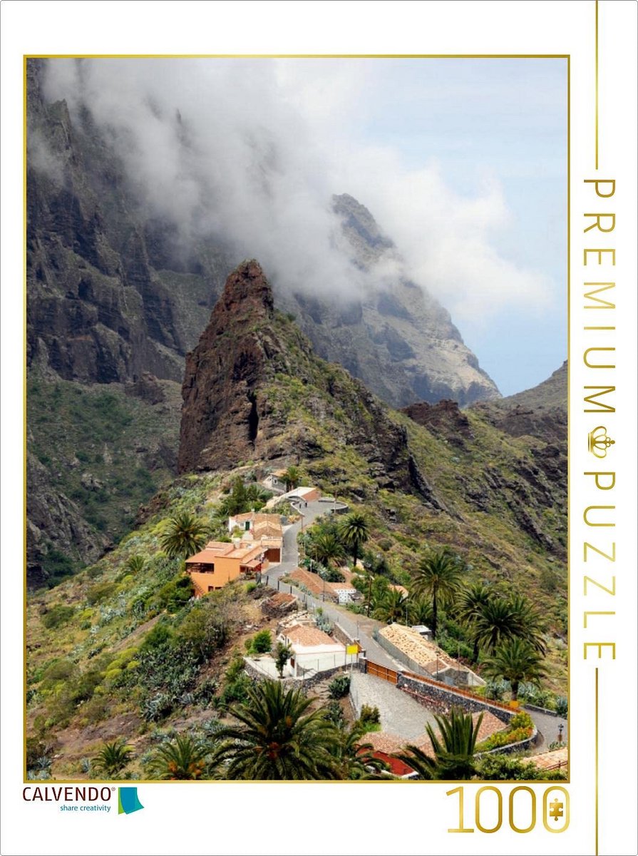 Puzzel 1000 Stukjes Landschap Tenerife - 48x64 cm Vierkant