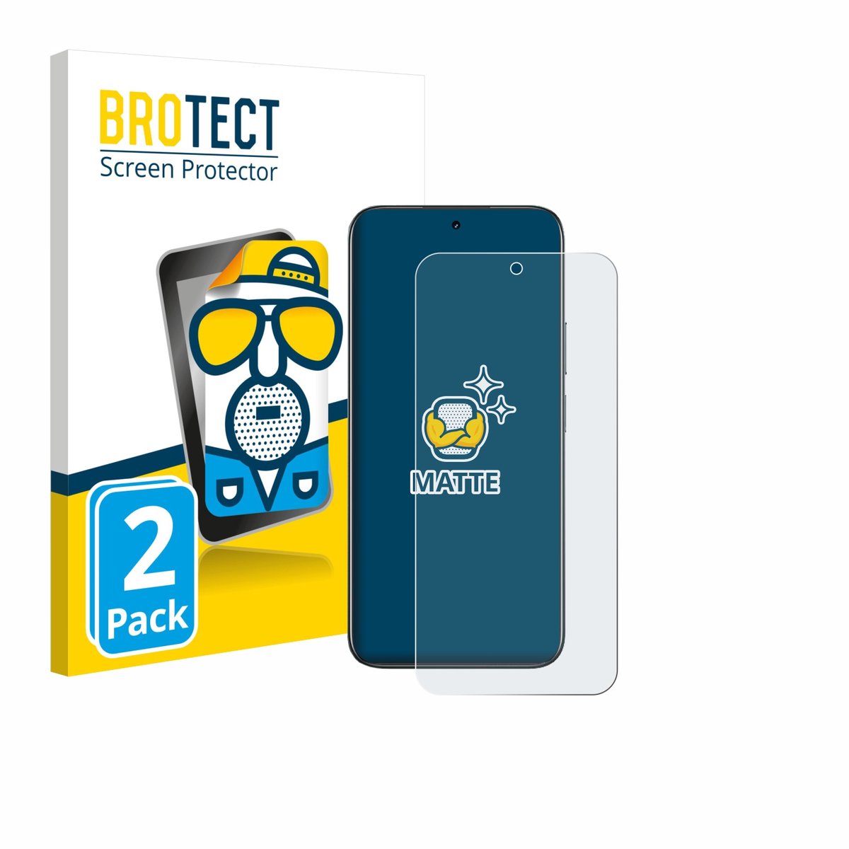 BROTECT - Screenprotector voor realme C85 Pro 4G - Folie Beschermfolie matte 2 Stuks