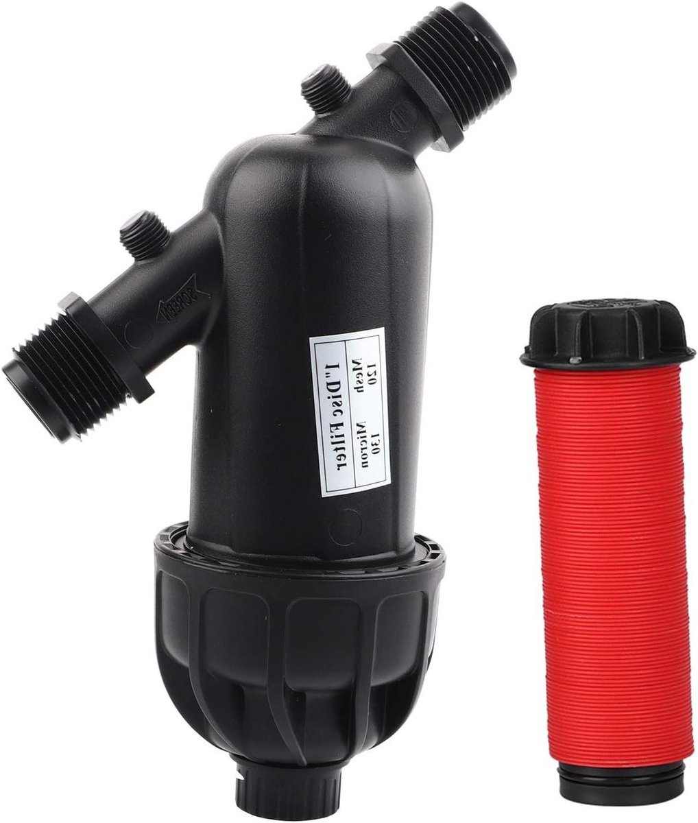Zeefbewateringsfilter voor Druppelirrigatie in Tuinieren en Landbouw - 120 Mesh - 130 Micron - 5/4 Inch x 5/4 Inch Buitendraad
