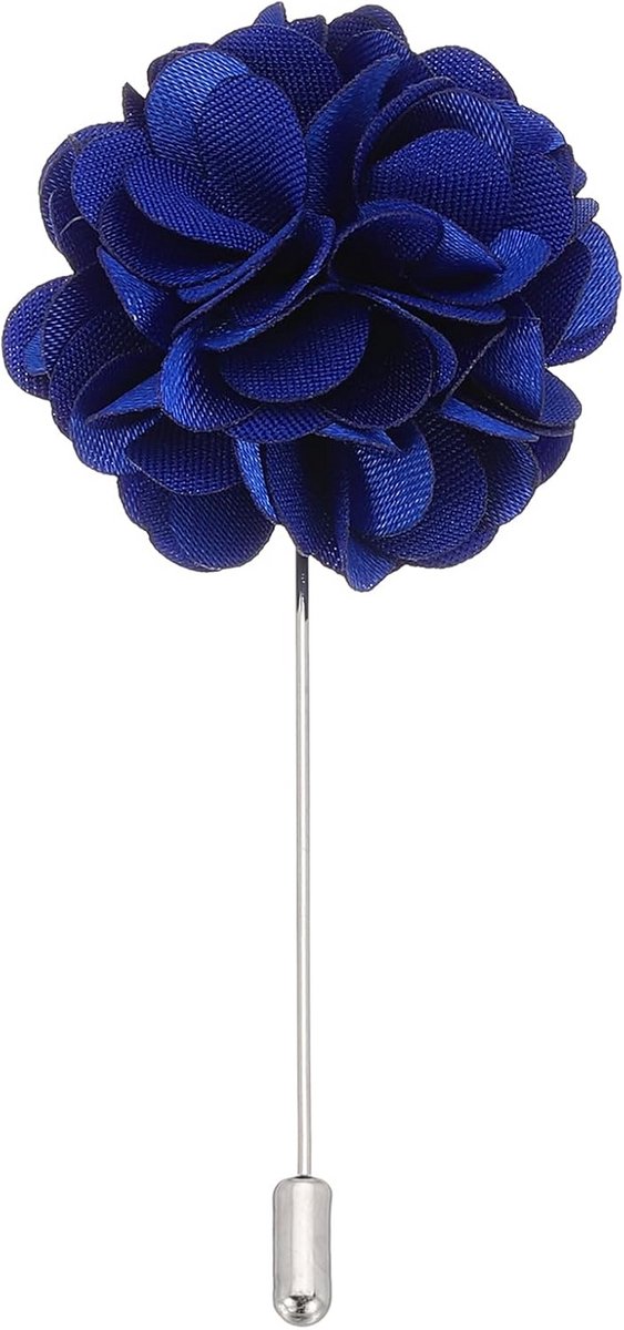 Elegante Bloem Boutonnière / Reversspeld voor Heren - Camelia Stijl Bruiloft Accessoire Blauw