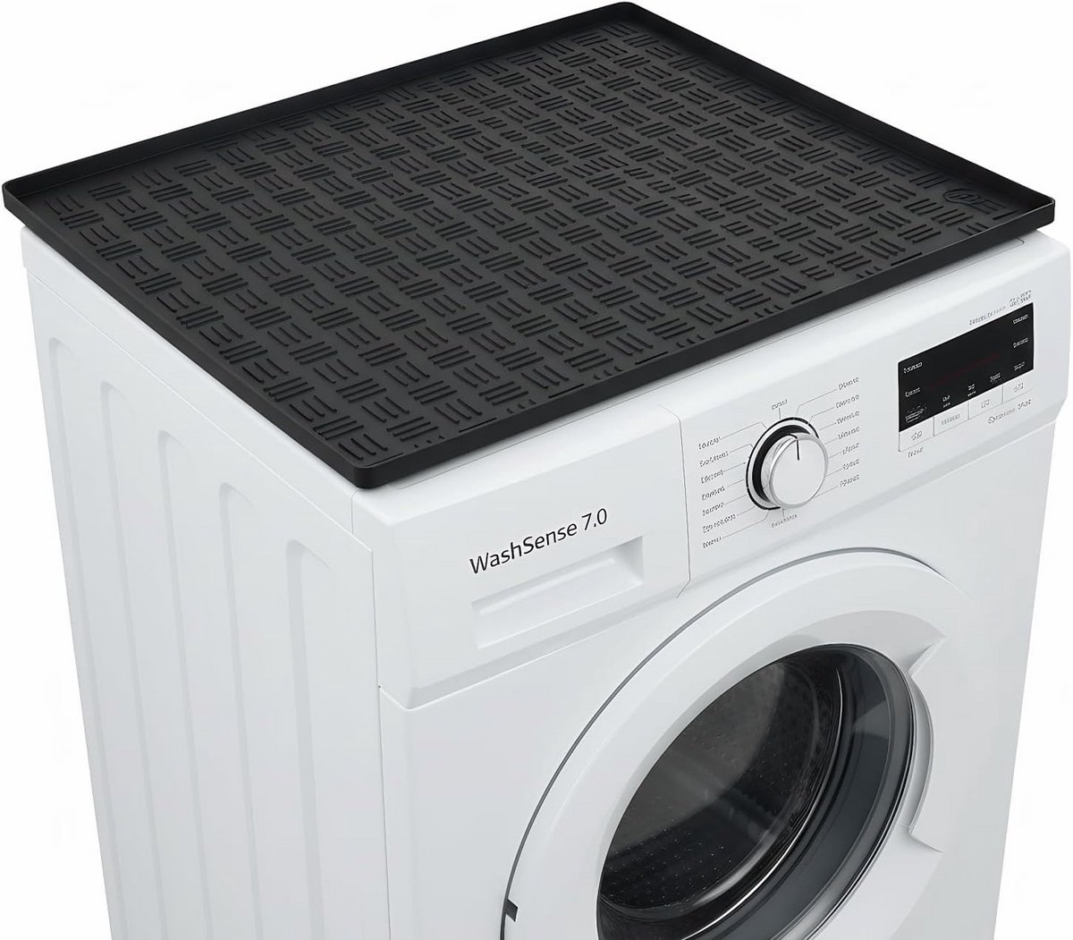 Anti-slip Wasmachine Onderlegger met Verhoogde Randen - Waterdicht en Trillingsdempend
