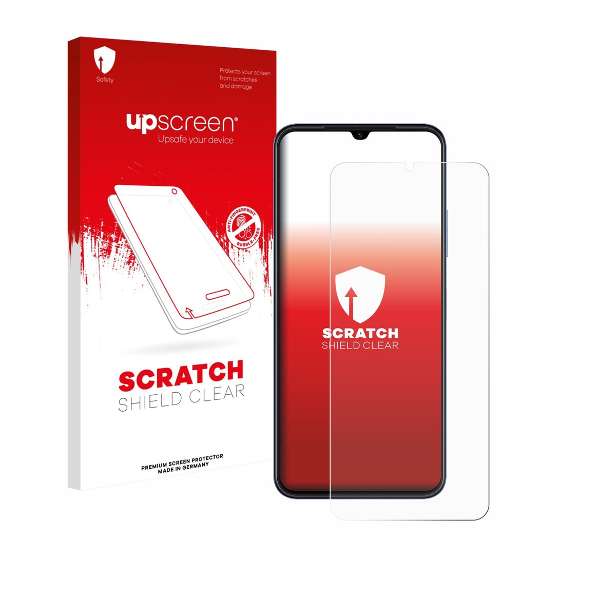 upscreen - Screenprotector voor Huawei Nova Y61 - Folie Beschermfolie transparant