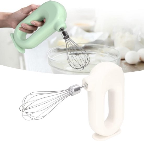 Draadloze Elektrische Handmixer USB Oplaadbaar met 4 Snelheden — afbeelding 5