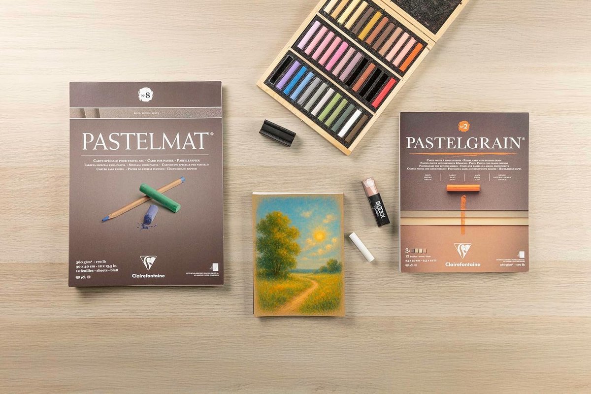 Hoogwaardig Pastelpapier A3 360g voor Droge Pastels - Natuurlijke Tinten — cadeau in Hobby - foto 6