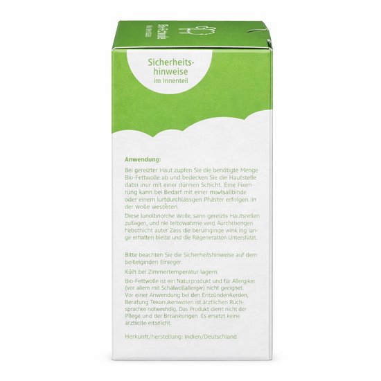 Bio Heilwol voor Baby - 50g - Ondersteunt bij Rode Babybilletjes, Luieruitslag & Gevoelige Huid - 100% Schapenwol met Lanoline van Merkloos — afbeelding 3