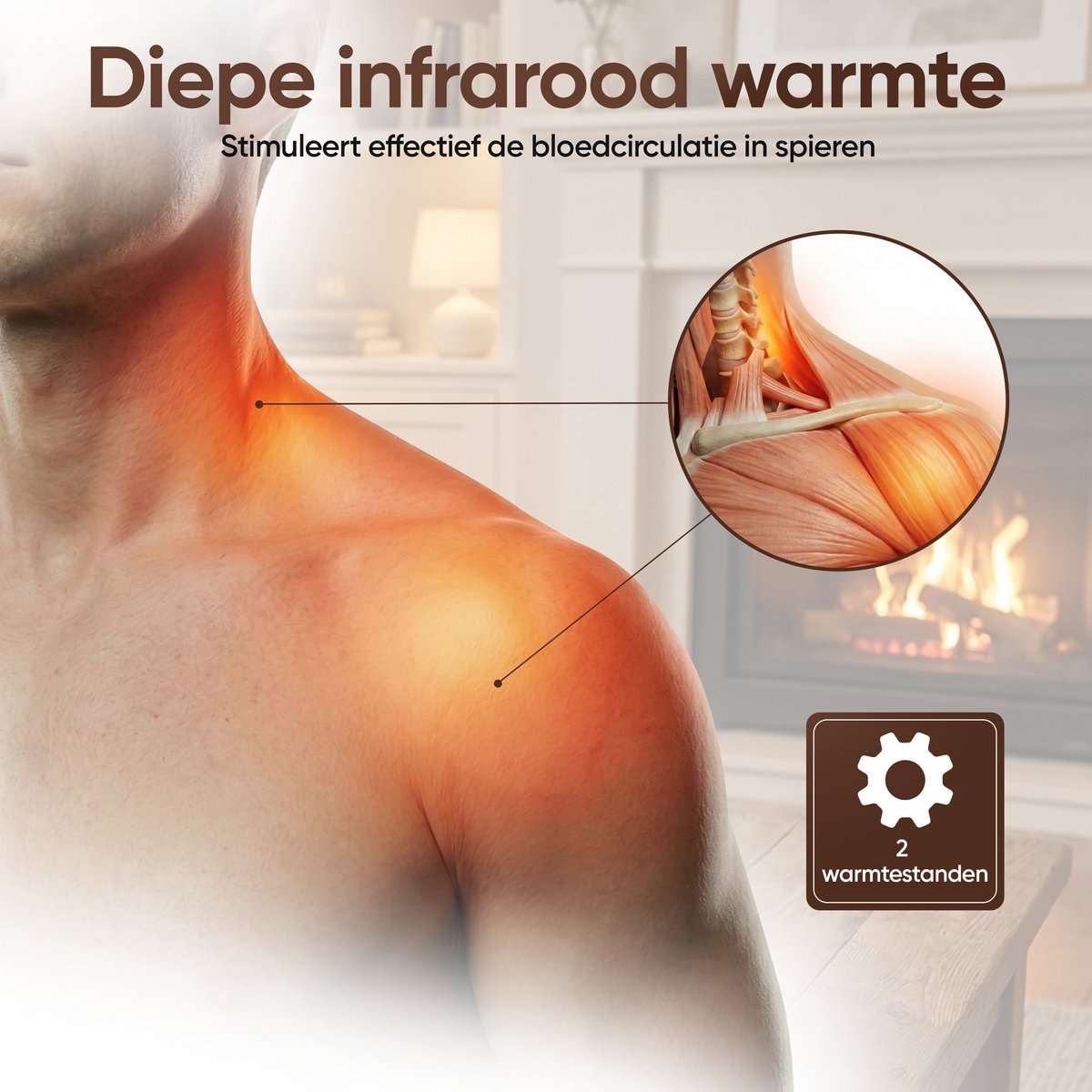 BP Goods Nekmassage Apparaat met Warmtefunctie - afbeelding 3
