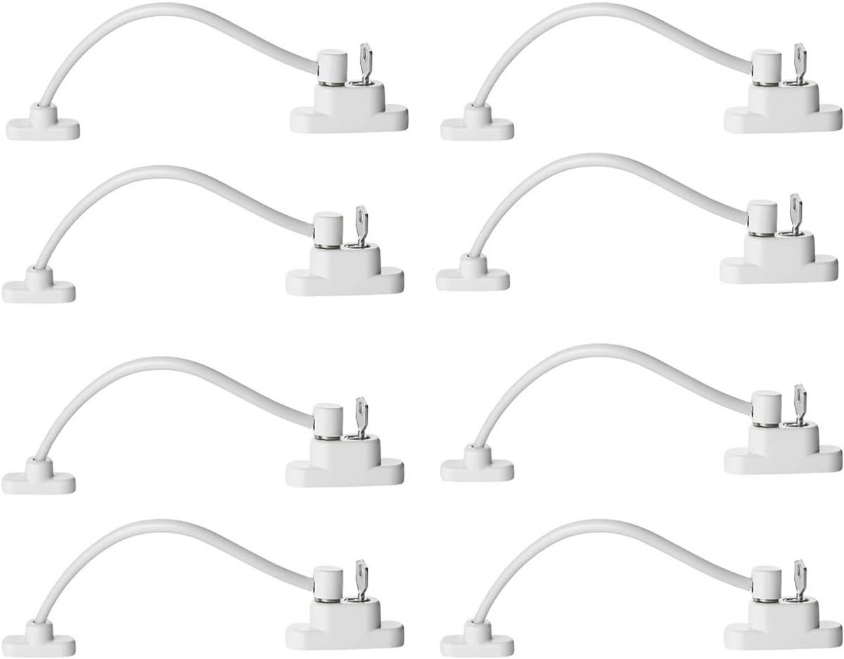 Raam en Deur Beveiliging Beperker 8 Stuks - Voor Veiligheid en Bescherming