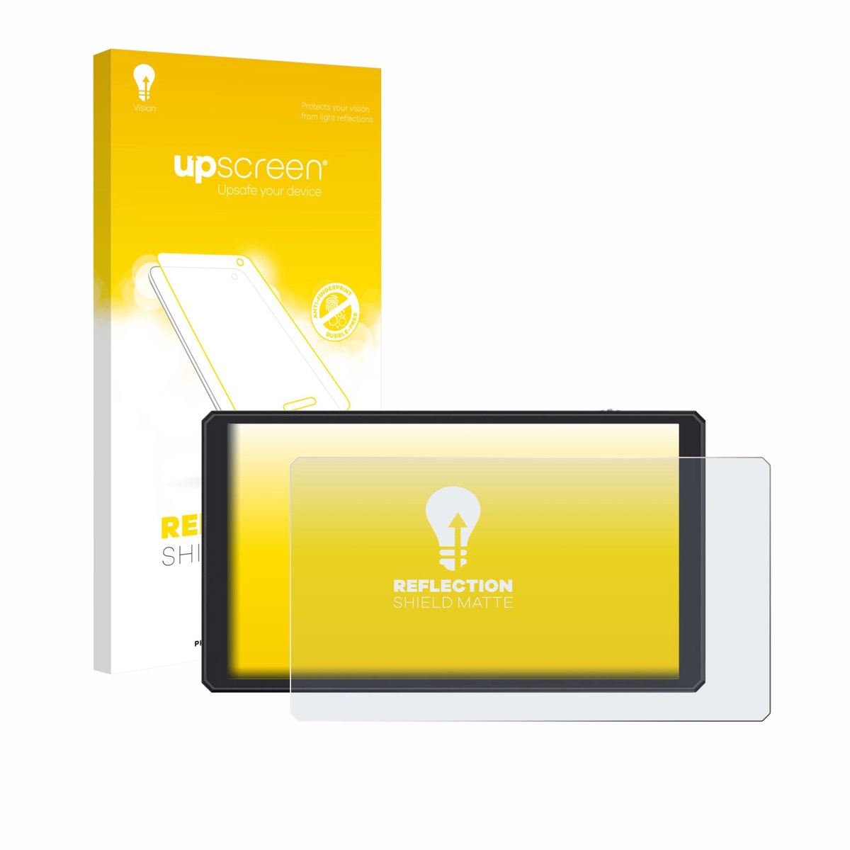 upscreen - Screenprotector voor Feelworld CUT6 6" - Folie Beschermfolie anti glare matte