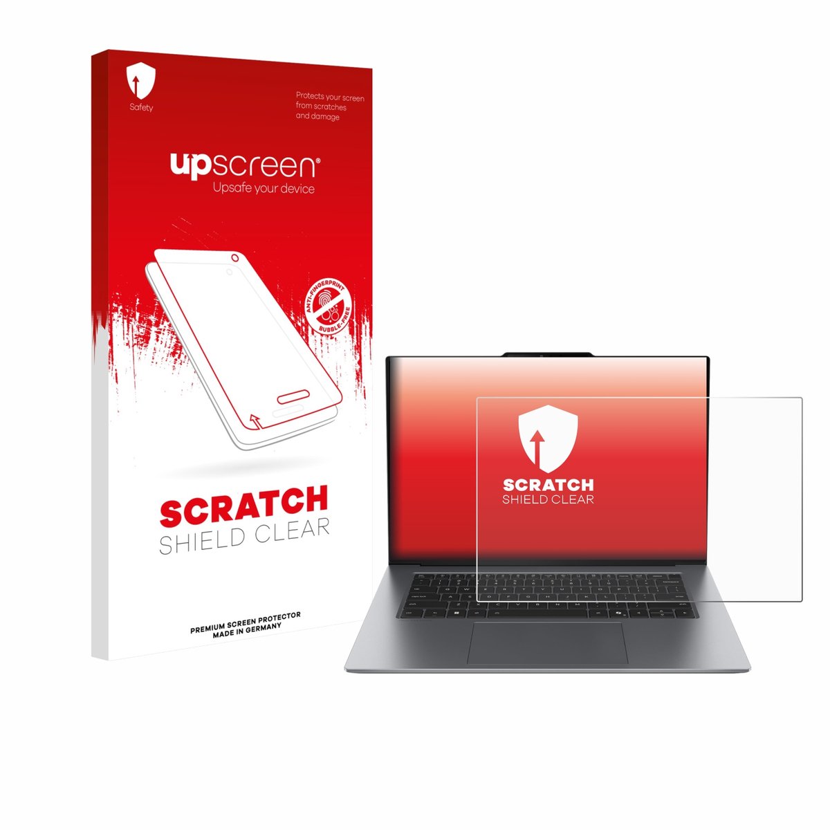 upscreen - Screenprotector voor Lenovo ThinkPad X9 15 G1 - Folie Beschermfolie transparant