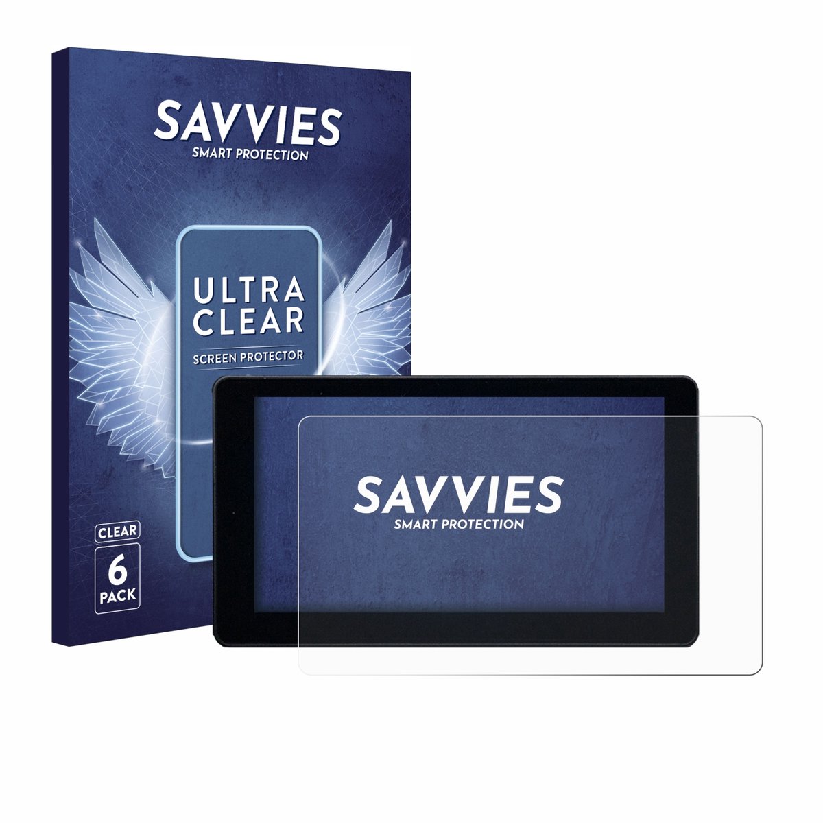 Savvies - Screenprotector voor Zontes 368 K - Folie Beschermfolie transparant 6 Stuks