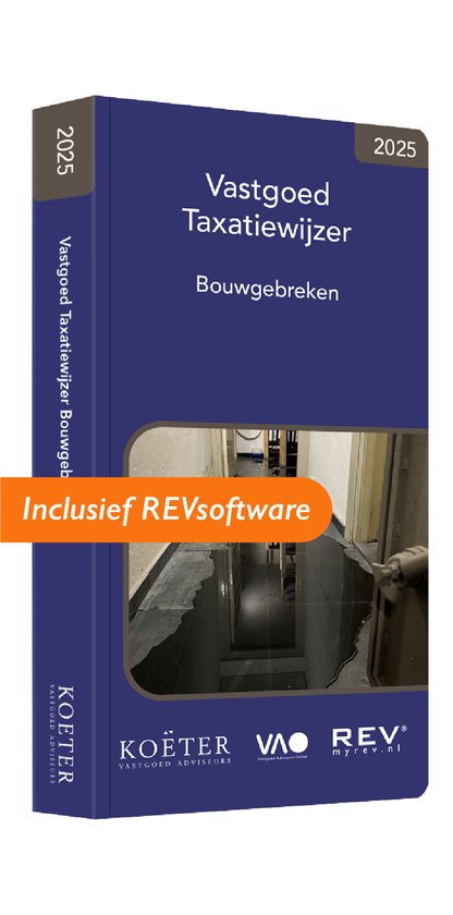 Vastgoed taxatiewijzer bouwgebreken 2025 - cover