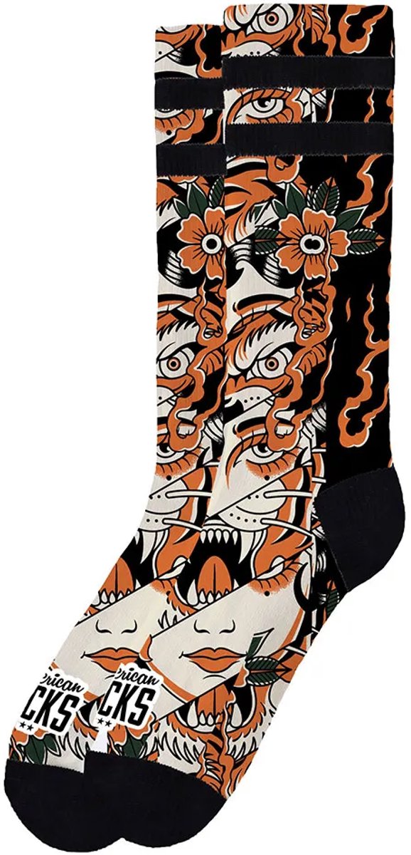 American Socks Instinct Crewsokken Zwart EU 36-41 Man