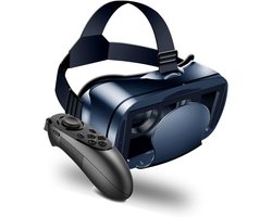 MIRA® Virtual Reality Birl - VR Bril - VR Glasses - Android en iOS - Blauw- ‎26 x 18x 12cm; 430 g