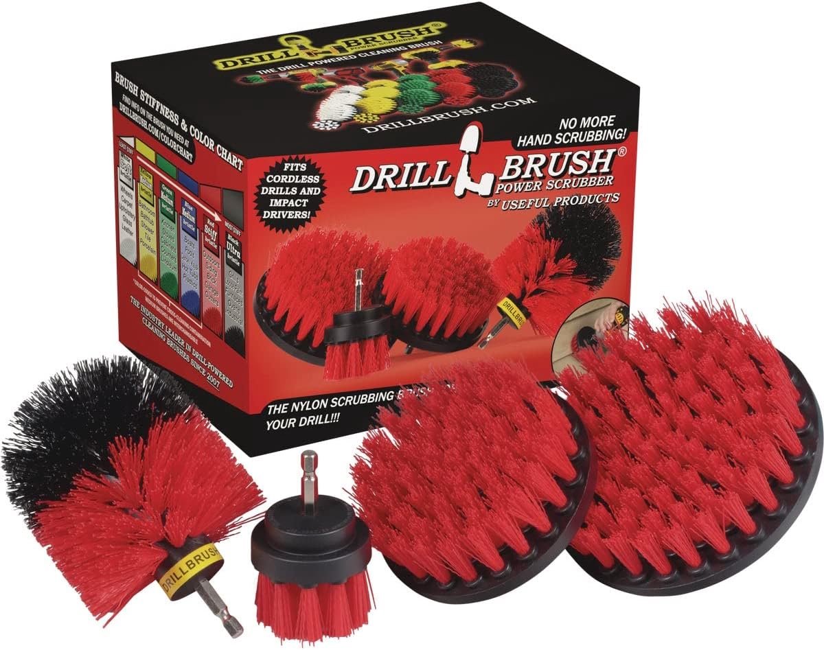 Accuboormachine Borstelset Krachtige Nylon Borstels voor Schoonmaken en Schrobben