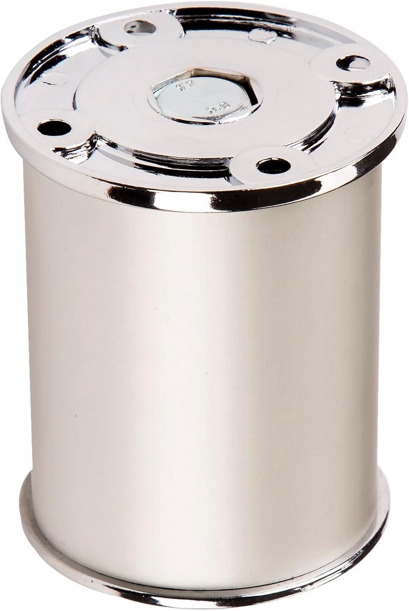 In hoogte verstelbare Aluminium Meubelvoet Zilver Ø 50 mm voor Stabiliteit