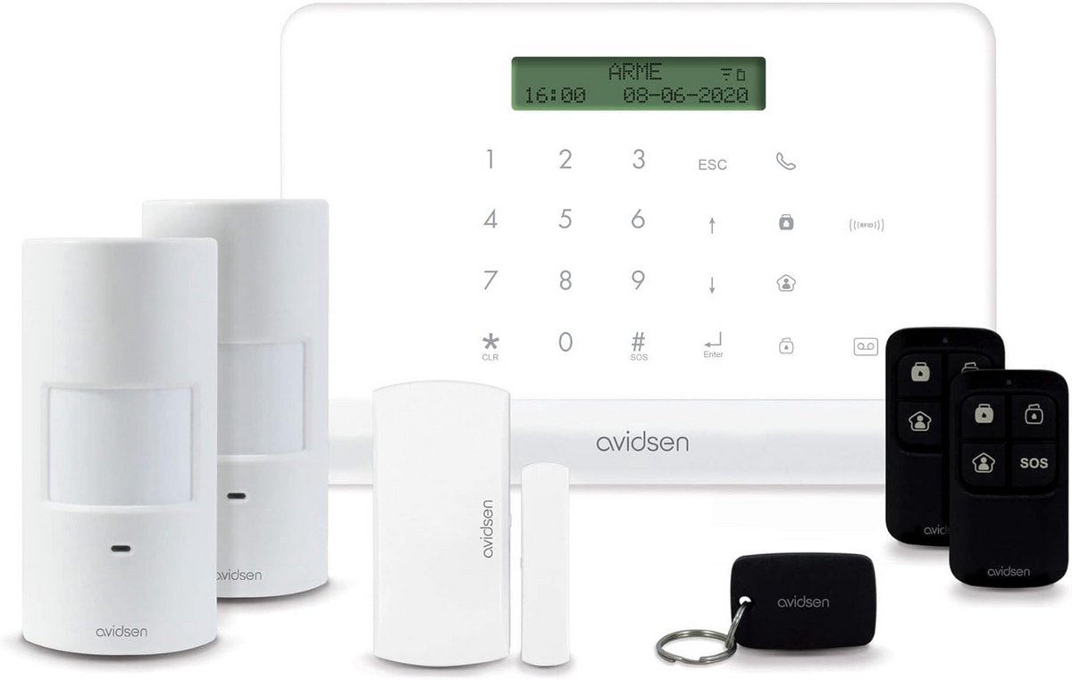Draadloos Smart Alarmsysteem met App-bediening en Sirene