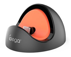 iPega, Oplaadstation 15V Geschikt voor Nintendo Switch Model SW2041 Compact, Zwart / Oranje
